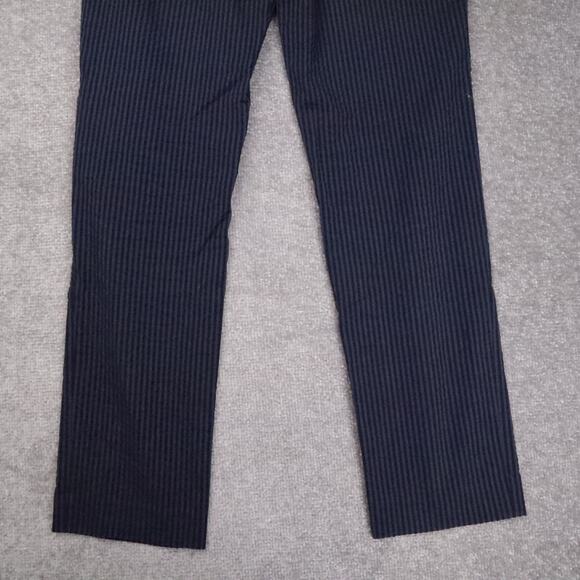 J.CREW Ludlow Slim Fit Seersucker Striped 29x32 Blue Tapered Leg Pants - Picture 11 of 14